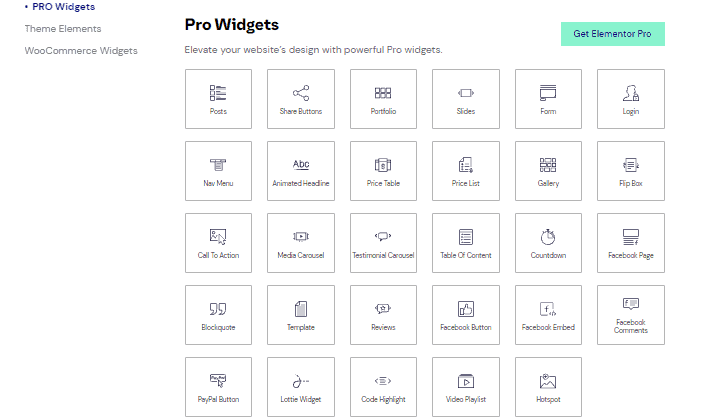 Elementor vs Beaver Builder widgets